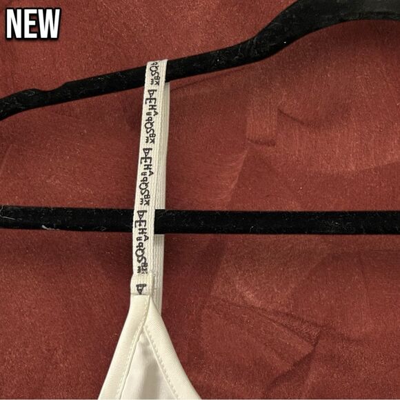 NWOT Spaghetti Straps White Bodycon Slip Dress – Size Small - Picture 3 of 6